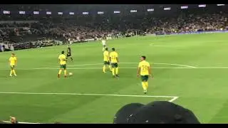 Golazo de tiro libre Giovani Lo Celso tottenham vs Pa&ccedil;os Ferreira #coferenceleague #tottenham