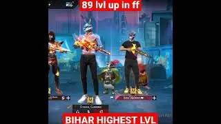 BIHAR HIGHEST LEVEL IN FF || #freefire #shorts || ocean gaming ff