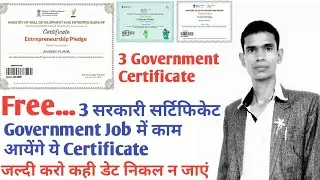 Get Three Government Certificate | My Gov. Certificate | Certificate | Government