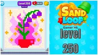 Sand loop level 250 super hard level Walkthrough Solution 