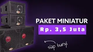 MINIATURE SOUND SYSTEM PACKAGE 3.5 MILLION READY TO SOUND CHEAP