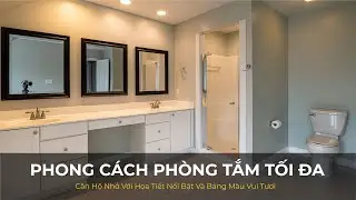 Thiết Kế Phòng tắm Nhỏ 2025: Mẹo Trang trí Tối đa - Cá tính với Màu đậm.