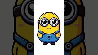 How to Draw a Cute Minion 💛 Fun and Easy Tutorial