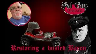 Restoring a Hot Wheels Red Baron - A busted Baron
