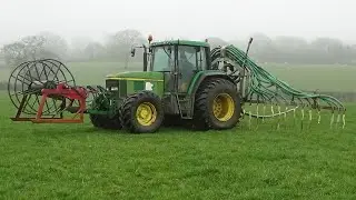 Slurry Spreading with John Deere 6810 & Umbilical Slurrykat outfit- Slurry 2022