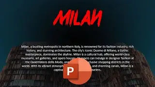 How to create a multiple text looking in slide using power point tutorial
