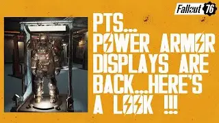 Fallout 76 PTS_Power Armor Displays are back and here's a look !!!
