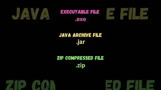 File Extensions and their Meanings #shorts