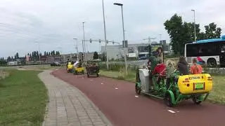 Cargo bike train!