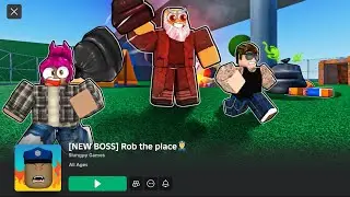 NEW BOSS 👮🏻&zwj;♂️ Rob the place Roblox game play