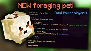 The NEW best pet for foraging and slayers (Hypixel Skyblock)