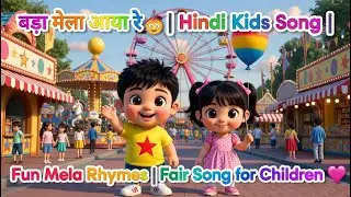 बड़ा मेला आया रे 🎡 | Hindi Kids Song | Fun Mela Rhymes | Fair Song for Children 💖