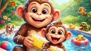 Jungle Splash Party Monkey&rsquo;s Soapy Fun