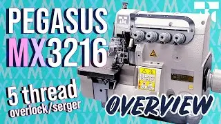 Pegasus MX3216 5 Thread Overlock OVERVIEW