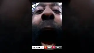 James Harden pumped up after hitting 4 consecutive triples plus a 4th point play! 😳🤯