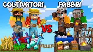 BEDWARS 2vs2 - BLACKSMITHS vs FARMERS in MINECRAFT - @Marcy and @TheMarkk vs @Nico. and @Baddi