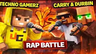 I Create Carry & Durbin Vs Techno Gamer Rap Song 😱 || Carry & Durbin vs Techno Gamer  Rap Song 🎤