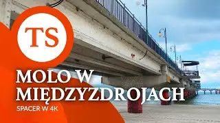 Molo w Międzyzdrojach - Spacer w 4K - Morze Bałtyckie i plaża