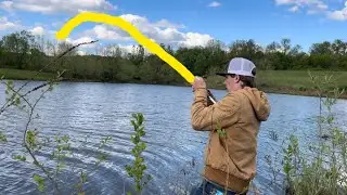 MASSIVE fish off BEDS!!! (Spring Bass fishing)