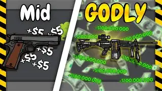 I made $999,999,999,999,999,999,999 Bouncing Guns...