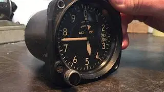 B-17's C-12 AN5760-2 Altimeter Basic Function Test