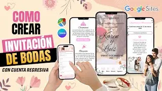 Cómo Crear una INVITACIÓN para BODA digital INTERACTIVA en GOOGLE SITES👰🤵