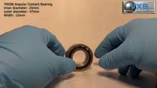 comparability 25mm inner diameter-ID Sealed  Bearing 16005-2RS vs Angular Contact Bearing 7005B