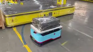 Reliable and efficient AGV for maximum productivity.#innovation #intralogistics #supplychain #robot