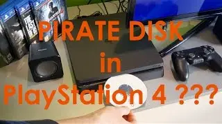 What will happen if we put Pirate Disk in PlayStation 4 Slim ?
