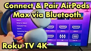 Roku TV: как подключить AirPods Max через Bluetooth