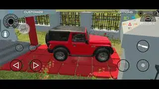 Indian vihiycale  Car THAR  🚗 Only Gaming 1M