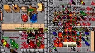 Old Tibia - Massacre on Danubia/Bunch of 100+ DEAD (2006 7.6)