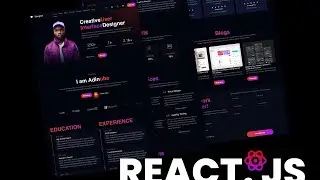 Create a Stunning Animated UI Portfolio with ReactJS & GSAP! | 2024 Creative Design Showcase,