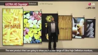 [ISE2016]LG Booth_Retail Solution_Window Facing Display & UHD Signage