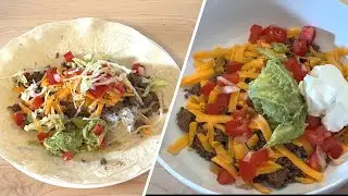 Homemade 7 Layer Burritos