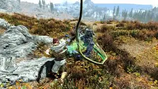 Skyrim SE Battles - The Abomination vs The Sand Demon