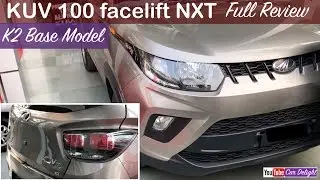 2017 Mahindra Kuv 100 nxt K2 Base Model Interior,Exterior Review