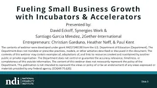 Fueling Small Business Growth with Incubators & Accelerators