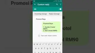 TUTORIAL AUTO REPLY WHATSAPP DARI PHONE SECARA PERCUMA - BAHASA MELAYU