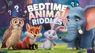 🐾 Bedtime Animal Riddles 🦉✨ | Fun & Interactive Quiz for Kids! 🦊🌙