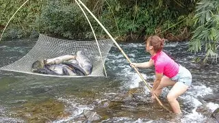 GIRL FISHING TRADITIONAL, Tips and Tricks Catching Big Fish in Summer, Hue Fishing