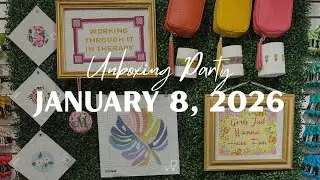 January 8, 2026 | Unboxing Party 🎉 | #needlepoint stitching & finishing inspiration