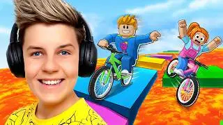 🚲NOOB to PRO to HACKER in OBBY But You're on a BIKE 🚲 Prezley