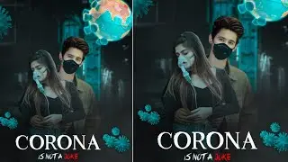 Virus Photo Editing || PicsArt Virus Photo Editing 2021 | lockdown photo editing | lockdown 2021
