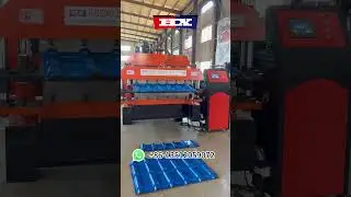 Metal tile roof double layer roofing sheet roll forming machine