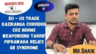 [Tamil] Mentor&rsquo;s View on The Hindu Jan 19 Daily UPSC & TNPSC Current Affairs | What to Read & Avoid|