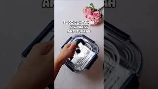 praktis disimpan di kulkas, aman di microwave 😁 Link pembelian di bio makasi kak