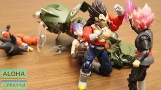 DRAGON BALL STOP MOTION GOKU BLACK VS SS4 VEGETA #dragonball #stopmotion #songoku #gokublack