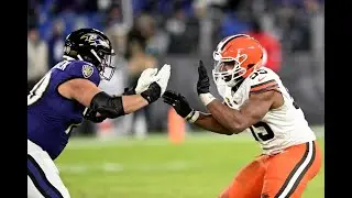 Watch a Cool Moment Between Myles Garrett & Ravens OL Roger Rosengarten - Sports4CLE, 1/8/25