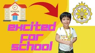 EXCITED FOR SCHOOL | IZAK OPENING HIS FIRST LEARNING KIT FROM LITTLE CHAMPIONS ACADEMY